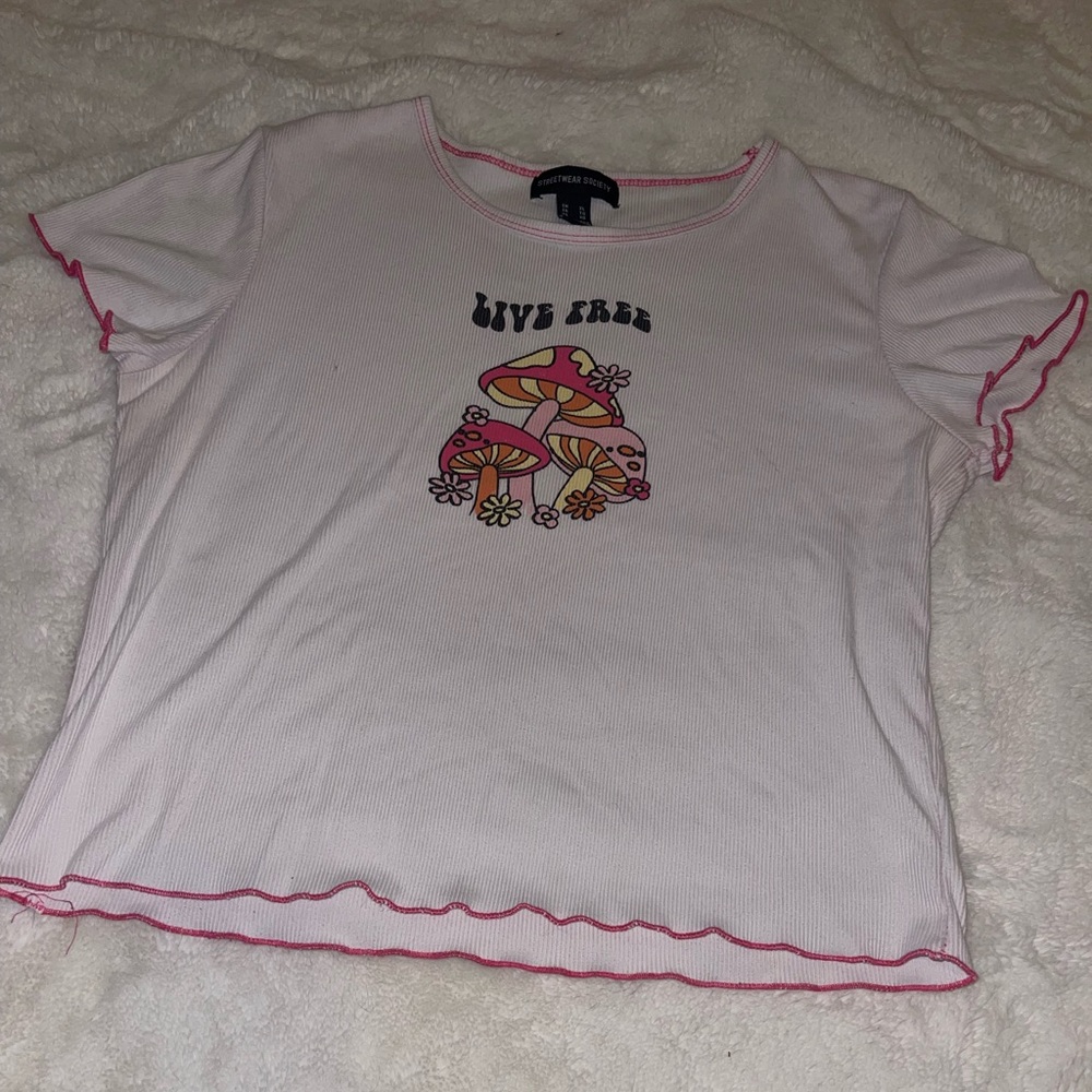 Pink Graphic Babytee Shirt